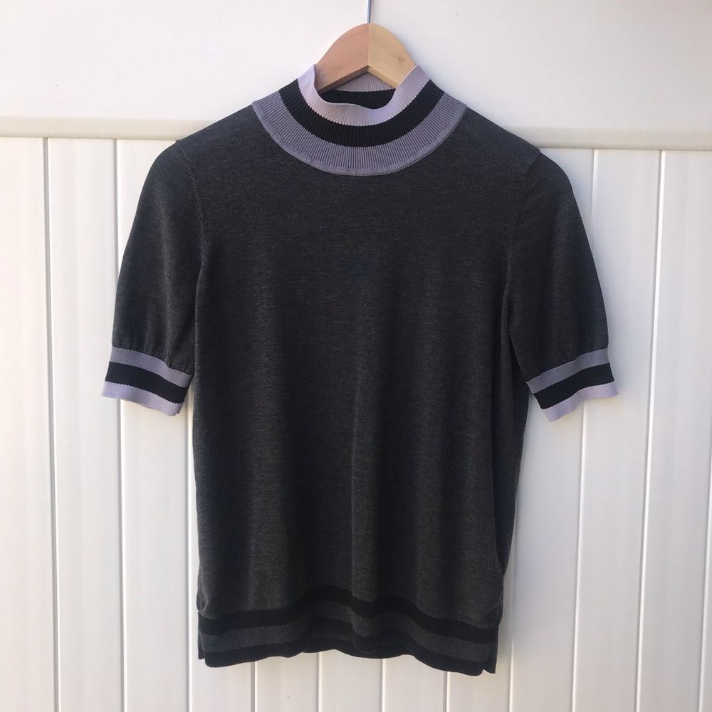 COS mock neck knitted top